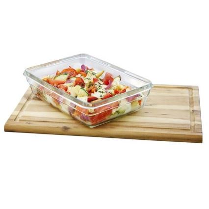 Tefal - Contenitore per alimenti 2 l MSEAL GLASS rosso/vetro