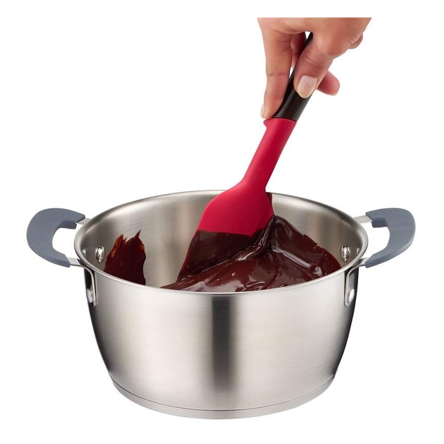 Tefal - Cucchiaio in silicone INGENIO nero/rosso
