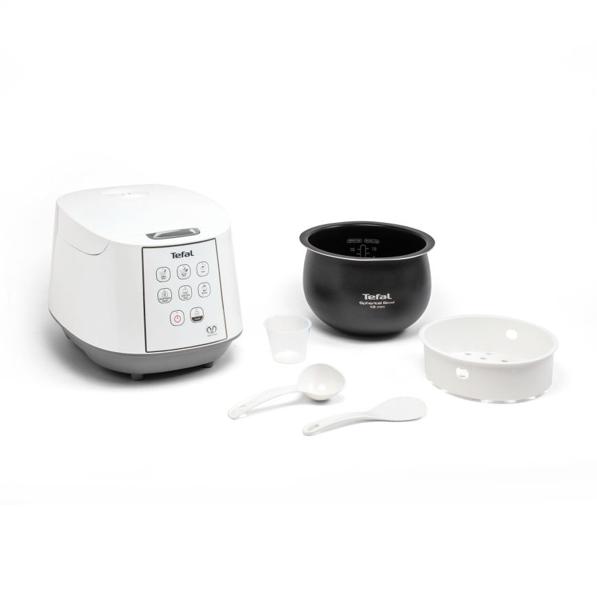 Tefal - Cuociriso 8 in 1 EASY COOK 750W/230V 5 l bianco