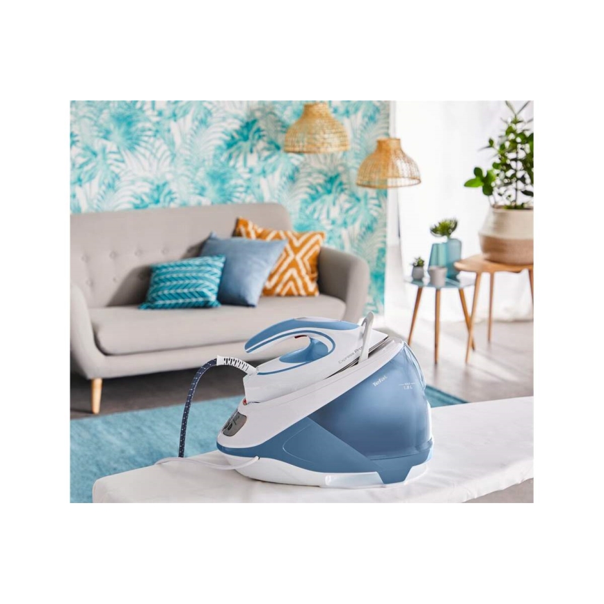 Tefal - Generatore di vapore EXPRESS PROTECT 2800W/230V blu