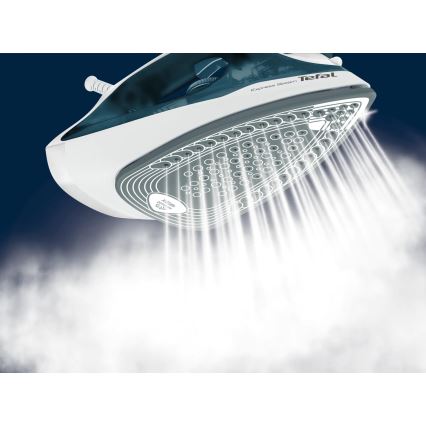 Tefal - Ferro da stiro a vapore EXPRESS STEAM 2400W/230V turchese