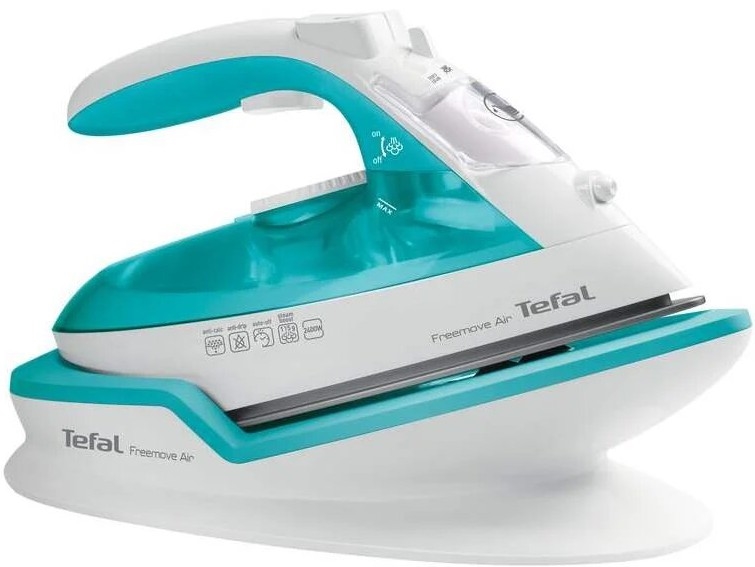 Tefal - Ferro a vapore FREEMOVE AIR 2400W/230V bianco/turchese