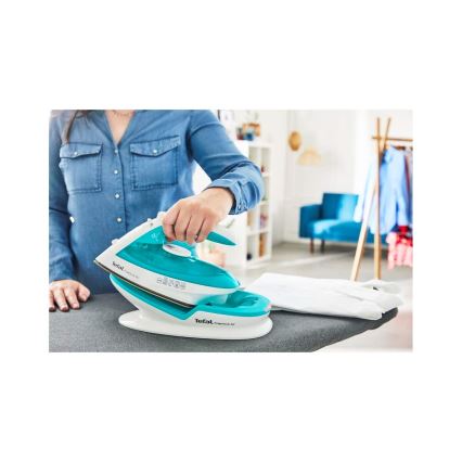 Tefal - Ferro a vapore FREEMOVE AIR 2400W/230V bianco/turchese