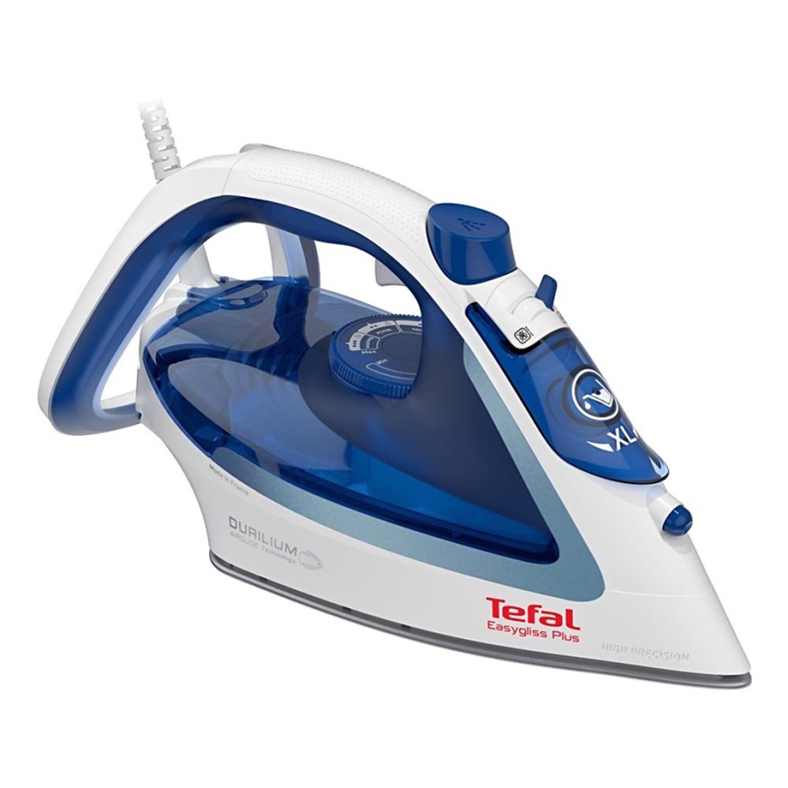 Tefal - Ferro a vapore STEAM IRONS EASYGLISS 2500W/230V bianco/blu