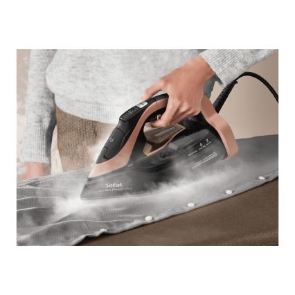 Tefal - Ferro a vapore ULTIMATE POWER 3200W/230V rame/nero