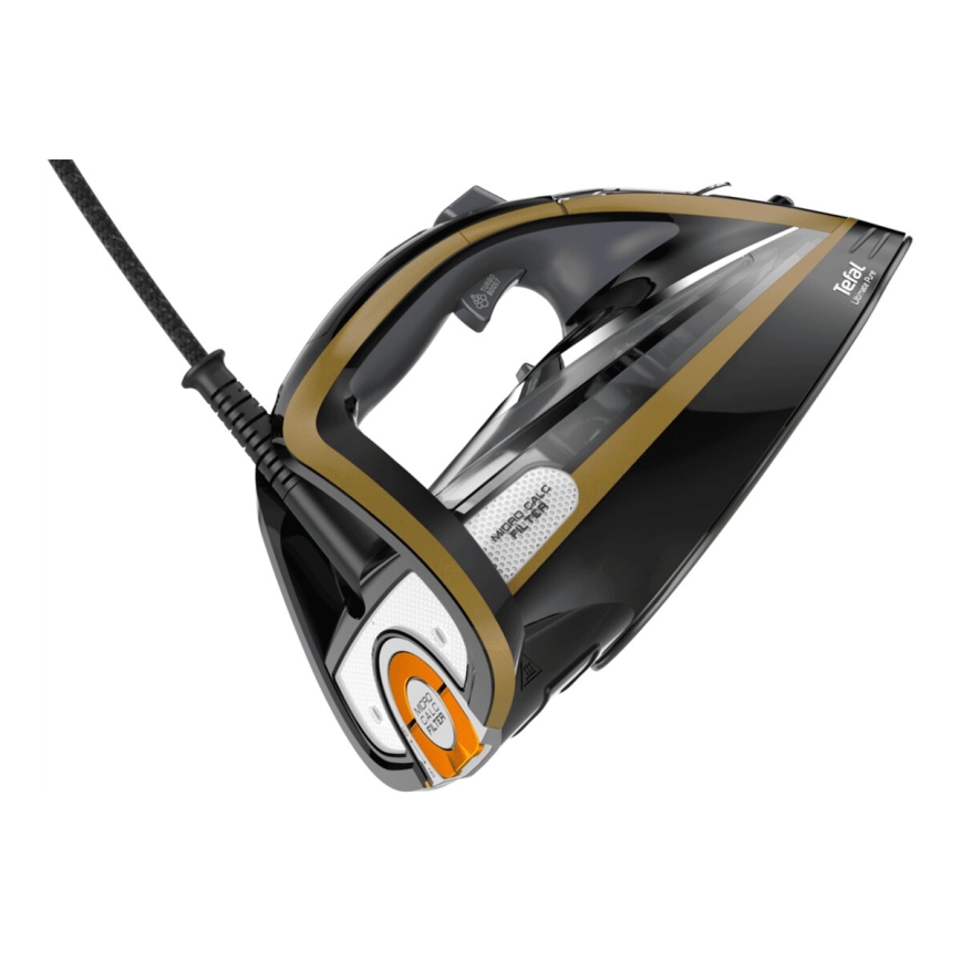 Tefal - Ferro a vapore ULTIMATE PURE 3000W/230V oro/nero