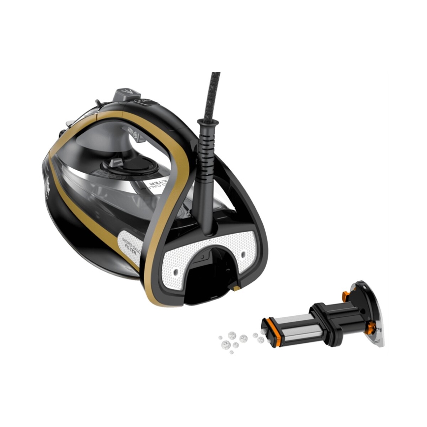 Tefal - Ferro a vapore ULTIMATE PURE 3000W/230V oro/nero