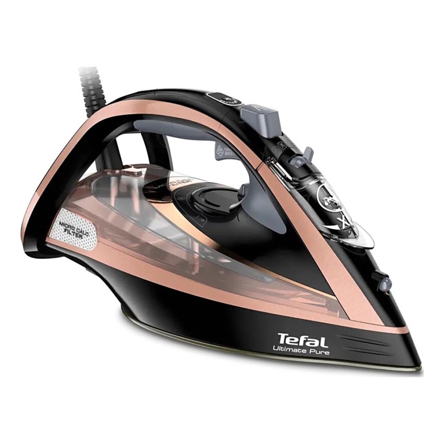 Tefal - Ferro a vapore ULTIMATE PURE 3000W/230V rame/nero