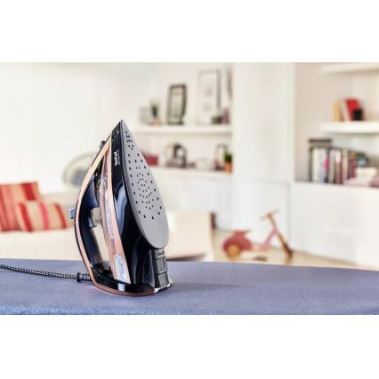 Tefal - Ferro a vapore ULTIMATE PURE 3000W/230V rame/nero