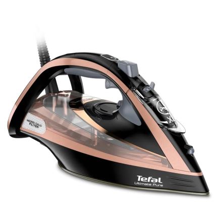 Tefal - Ferro a vapore ULTIMATE PURE 3000W/230V rame/nero
