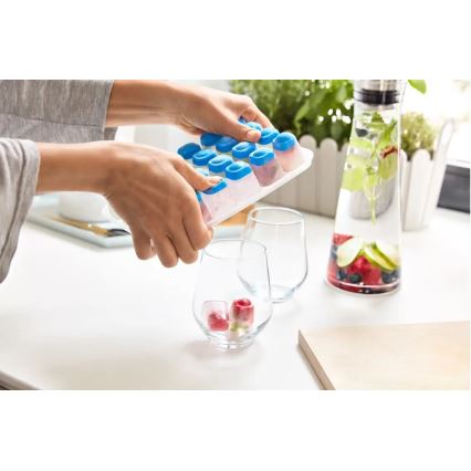 Tefal - Forma per ghiaccio 24 cubetti MASTER SEAL blu