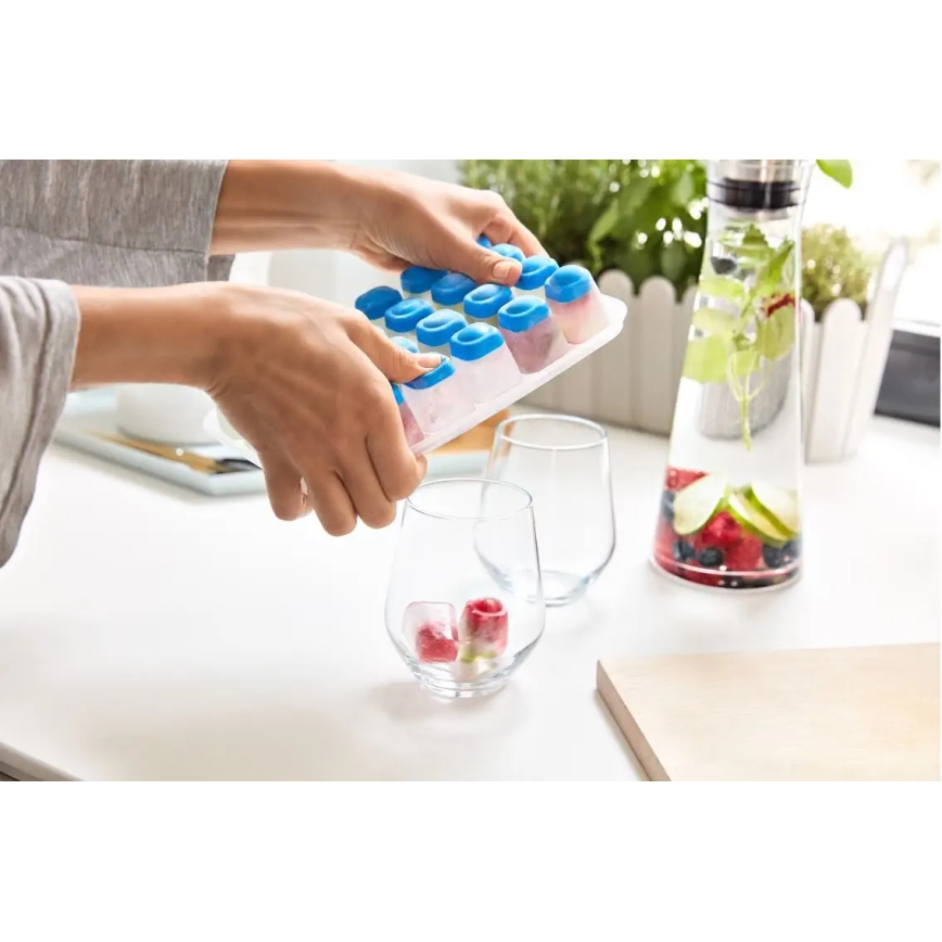 Tefal - Forma per ghiaccio 24 cubetti MASTER SEAL blu