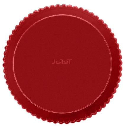 Tefal - Forma per torta con base rimovibile DELIBAKE 28 cm rosso