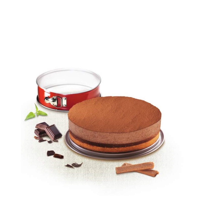 Tefal - Forma per torte pieghevole DELIBAKE 23 cm rosso