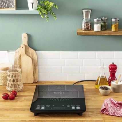 Tefal - Fornello a induzione EVERYDAY SLIM 2100W/230V, nero
