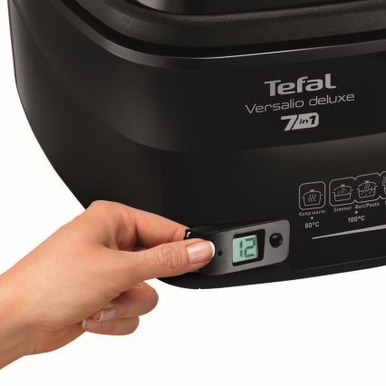 Tefal - Friggitrice 2 l VERSALION DE LUXE 7in1 1600W/230V nero