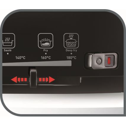 Tefal - Friggitrice 2 l VERSALION DE LUXE 7in1 1600W/230V nero