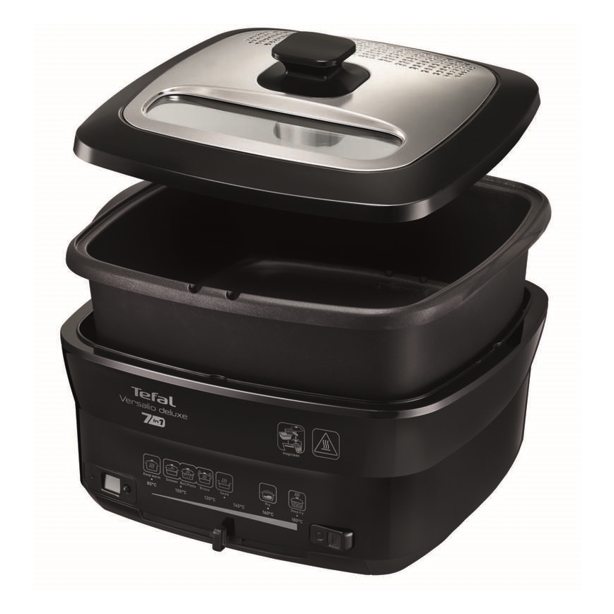 Tefal - Friggitrice 2 l VERSALION DE LUXE 7in1 1600W/230V nero