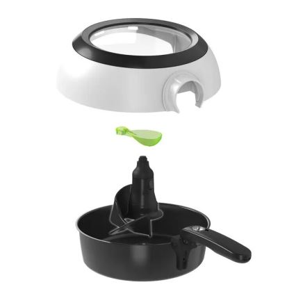 Tefal - Friggitrice a d'aria ACTIFRY GENIUS DUAL MOTION 1,2l 1350W/230V bianco