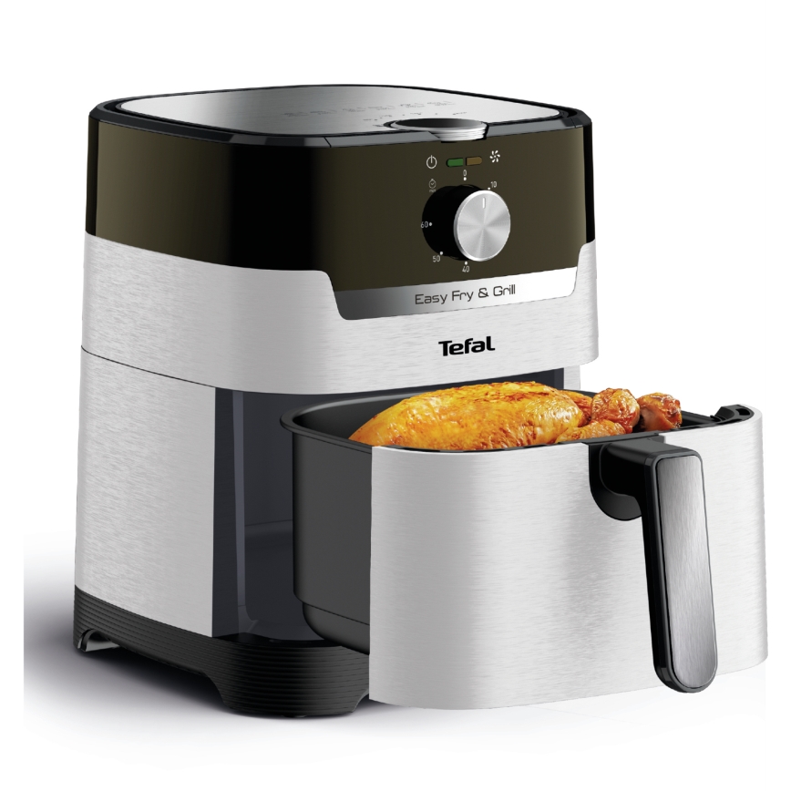 Tefal - Friggitrice ad aria 4,2 l EASY FRY&GRILL 2 in 1 1550W/230V in acciaio inox