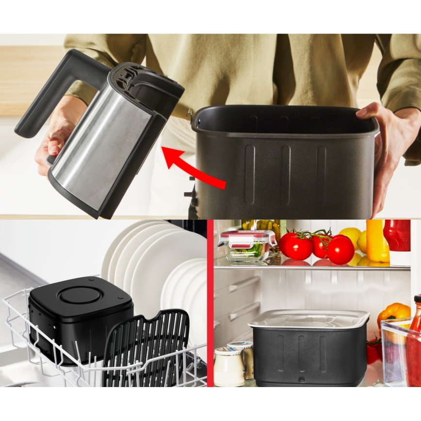 Tefal - Friggitrice ad aria 5 l EASY FRY SILENCE 10 in 1 1400-1670W/230V