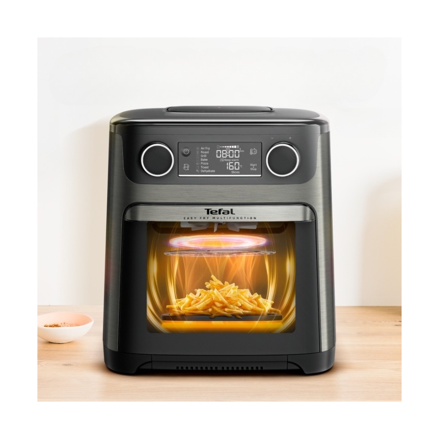 Tefal - Friggitrice ad aria calda 15 l EASY FRY 9 in 1 1800W/230V nera