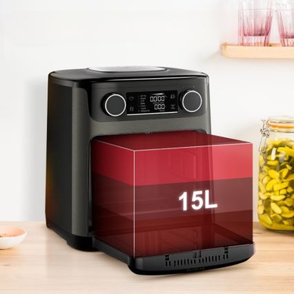 Tefal - Friggitrice ad aria calda 15 l EASY FRY 9 in 1 1800W/230V nera