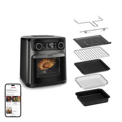 Tefal - Friggitrice ad aria calda 15 l EASY FRY 9 in 1 1800W/230V nera