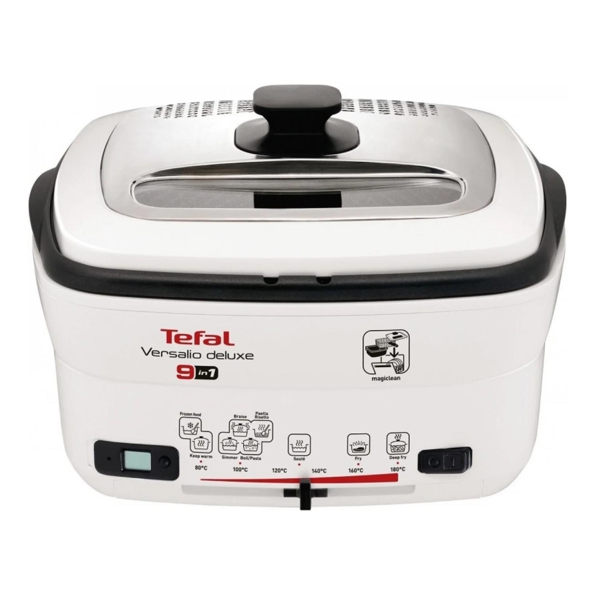 Tefal - Friggitrice multifunzione 9in1 VERSALIO DE LUXE 1600W/230V 2 l bianco