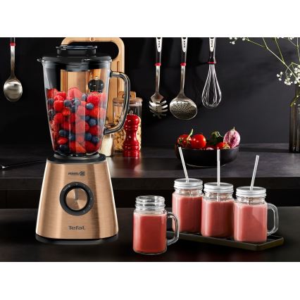 Tefal - Frullatore da tavolo 1,75 l BLENDFORCE 800W/230V ramato