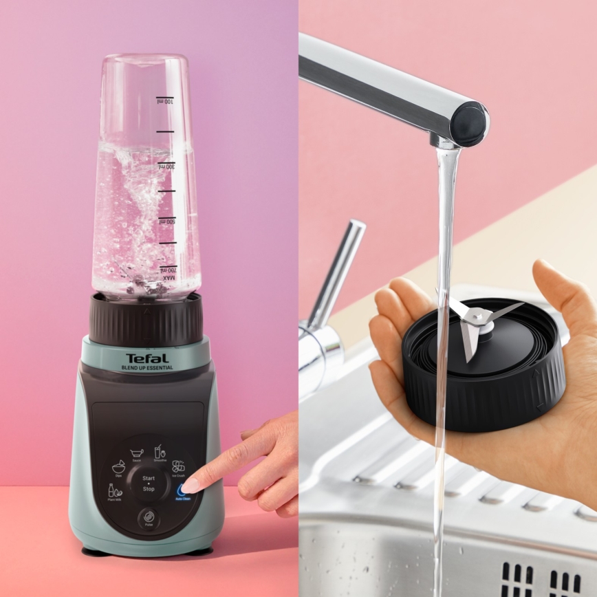 Tefal - Frullatore per smoothie BLEND UP ESSENTIAL 800W/5V 1200 mAh