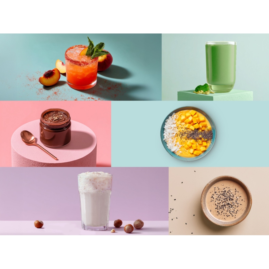 Tefal - Frullatore per smoothie BLEND UP ESSENTIAL 800W/5V 1200 mAh