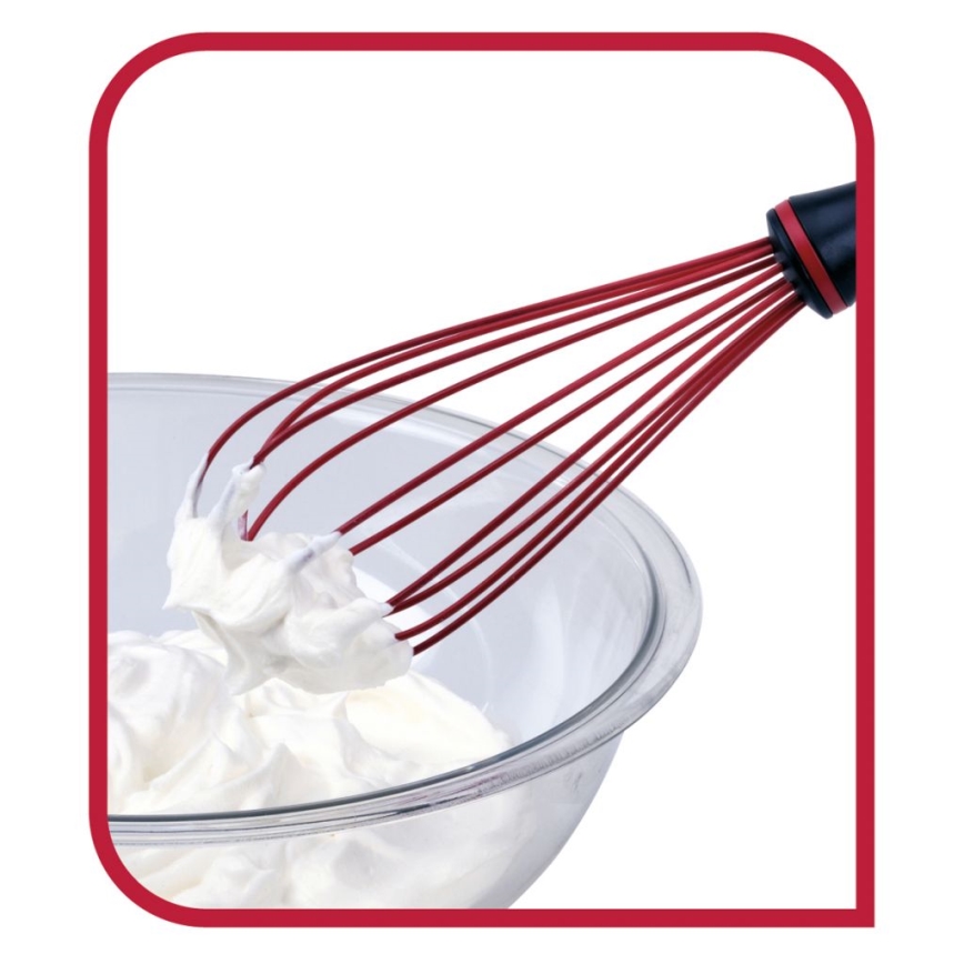 Tefal - Frusta da cucina INGENIO nera/rossa