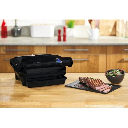 Tefal - Griglia a contatto OPTIGRILL ELITE 2000W/230V nero