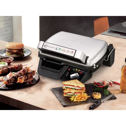 Tefal - Griglia elettrica OPTIGRILL ELITE 2000W/230V