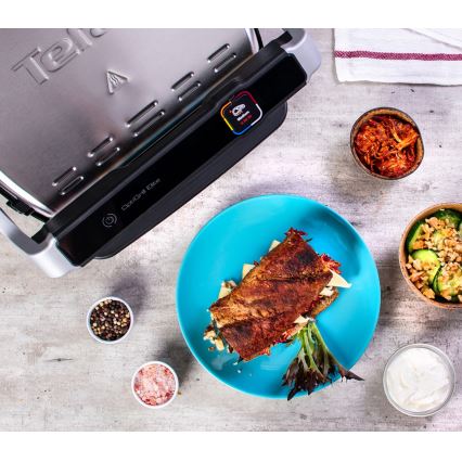 Tefal - Griglia elettrica OPTIGRILL ELITE 2000W/230V