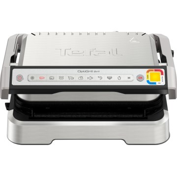 Tefal - Grill a contatto OPTIGRILL 2 in 1 2100W/230V in acciaio inox