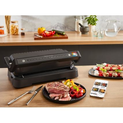 Tefal - Grill a contatto OPTIGRILL 2200W/230V nero