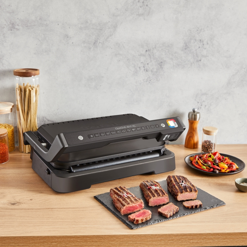 Tefal - Grill a contatto OPTIGRILL 2200W/230V nero