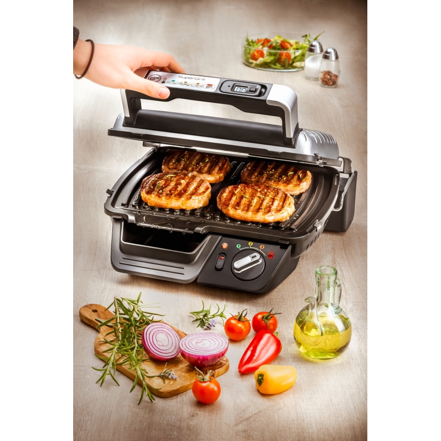 Tefal - Grill a contatto SUPERGRILL 2000W/230V