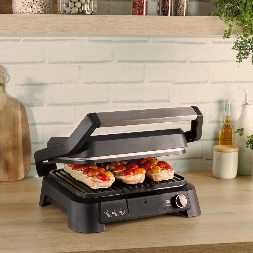 Tefal - Grill a contatto SUPERGRILL 4 in 1 2000W/230V