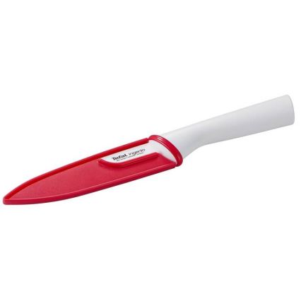 Tefal - Coltello universale in ceramica INGENIO 13 cm bianco/rosso