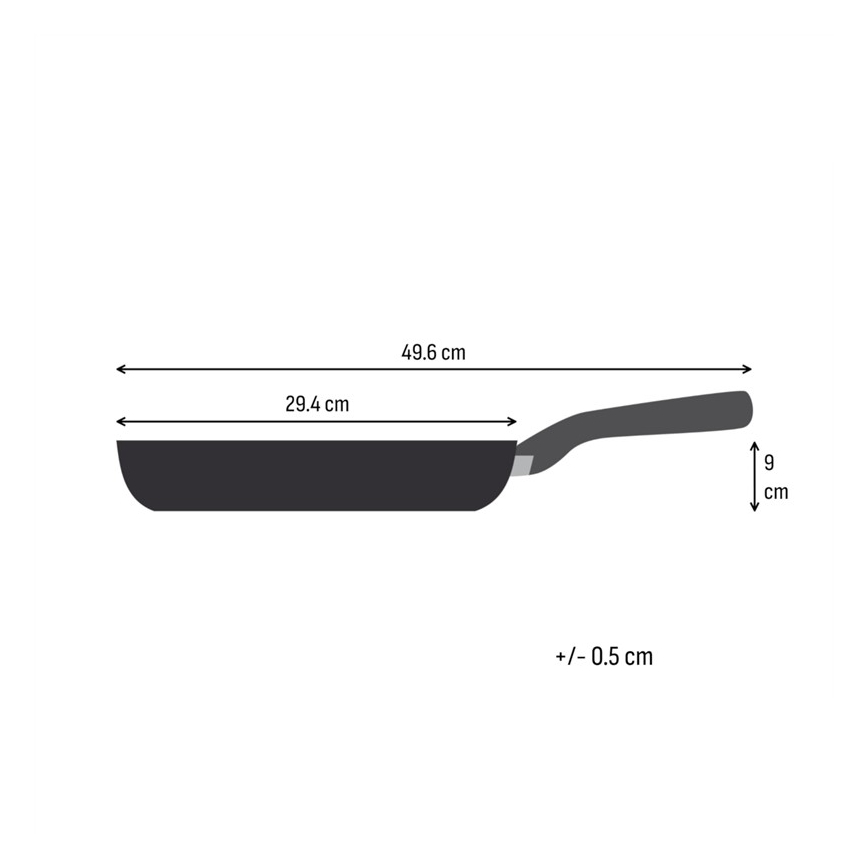Tefal - Padella EXTREME 28 cm in acciaio inox