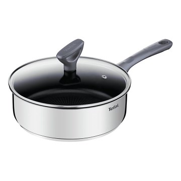 Tefal - Padella profonda con coperchio DAILY COOK 24 cm