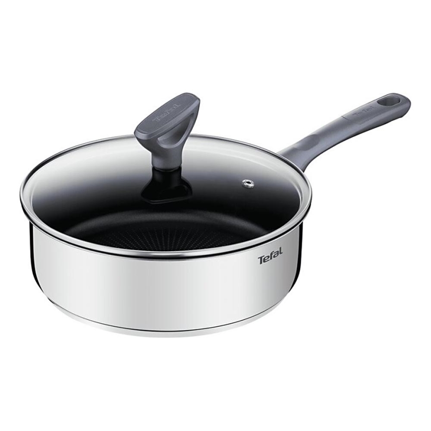 Tefal - Padella profonda con coperchio DAILY COOK 24 cm