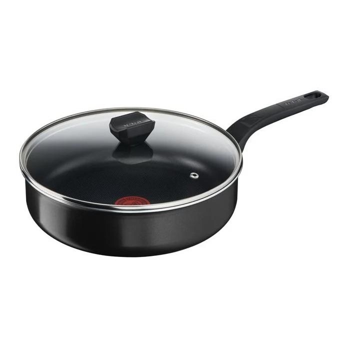 Tefal - Padella profonda con coperchio SIMPLY CLEAN 24 cm
