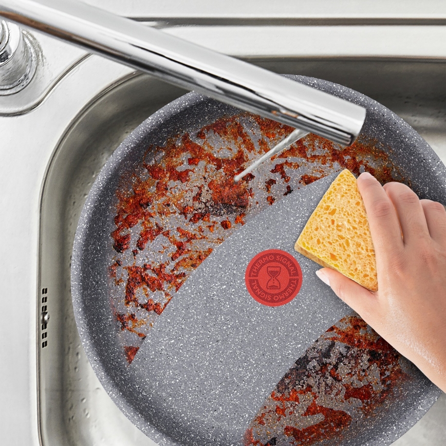 Tefal - Padella Wok HARD STONE 28 cm