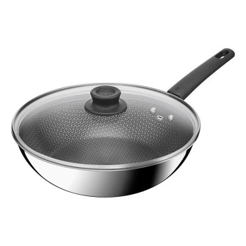 Tefal - Padella WOK POWER con coperchio 28 cm