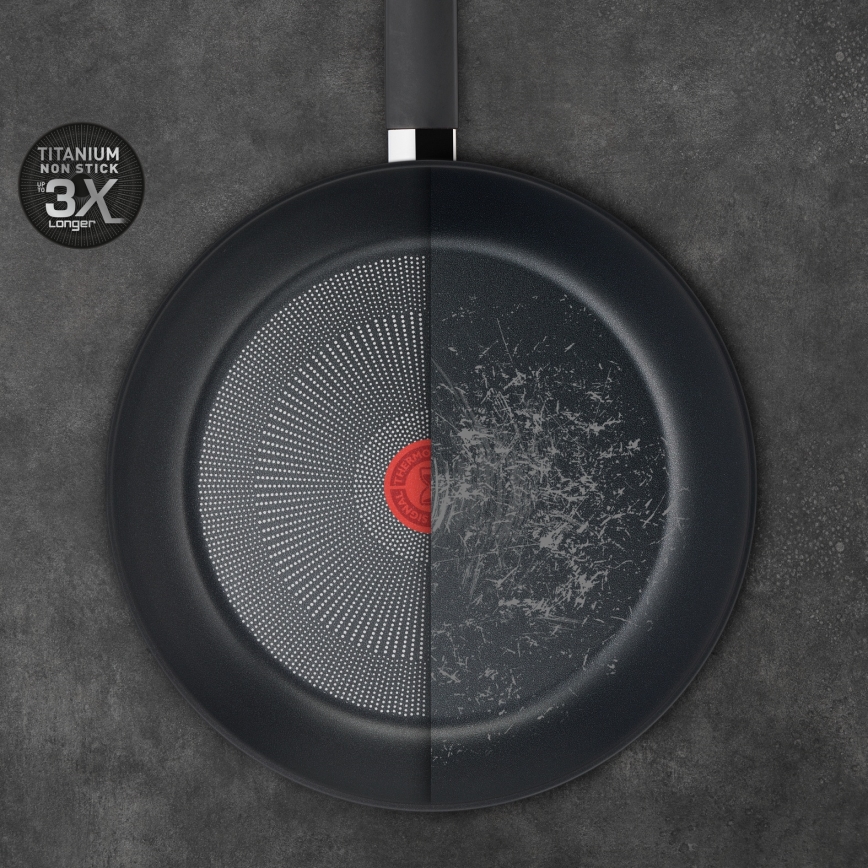 Tefal - Padella wok TITANIUM FORCE 28 cm