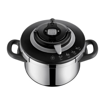 Tefal - Pentola a pressione 4,5 l CLIPSO+ CHEF acciaio inossidabile